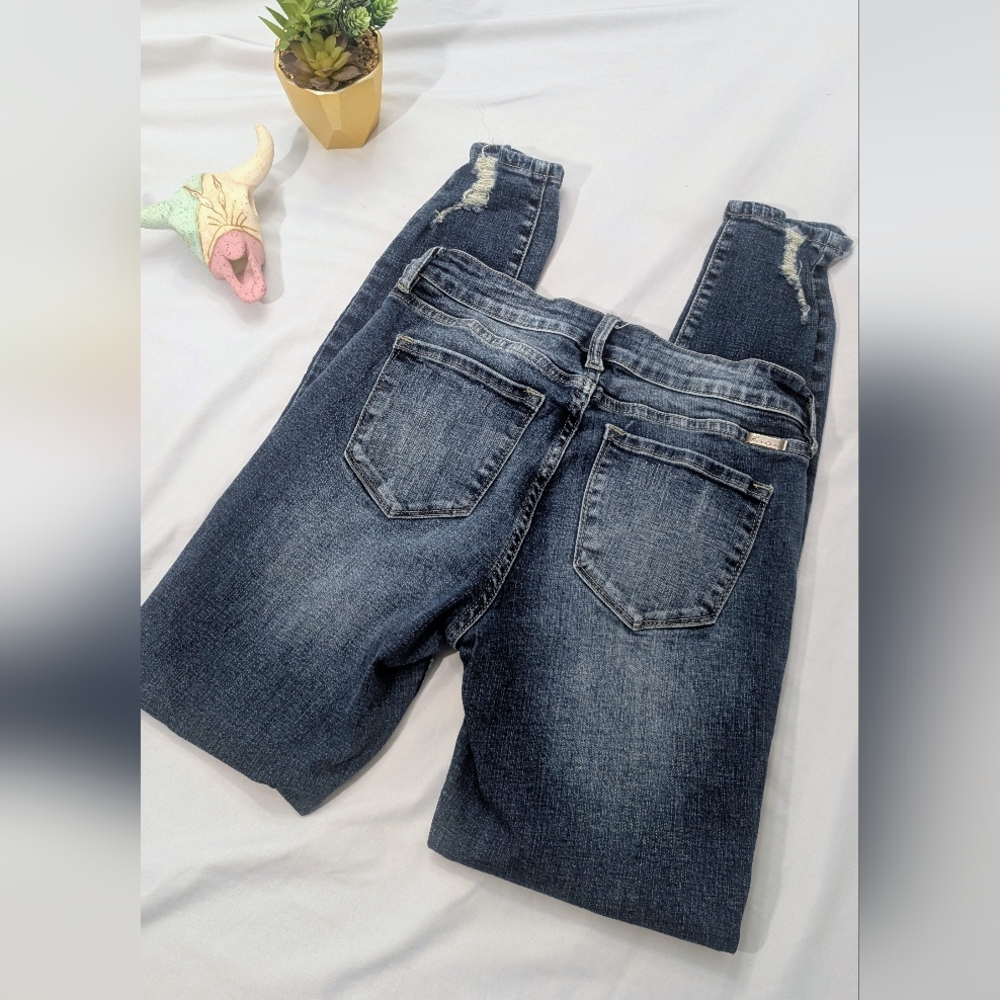 Kancan Distressed Skinny Jeans - Picture 2 of 7